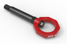 Load image into Gallery viewer, aFe Control Rear Tow Hook Red BMW F-Chassis 2/3/4/M