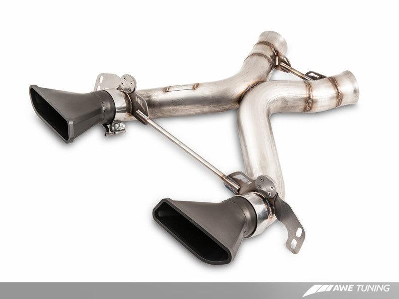 AWE Tuning McLaren 650S Performance Exhaust - Machined Tips - Siegewerks