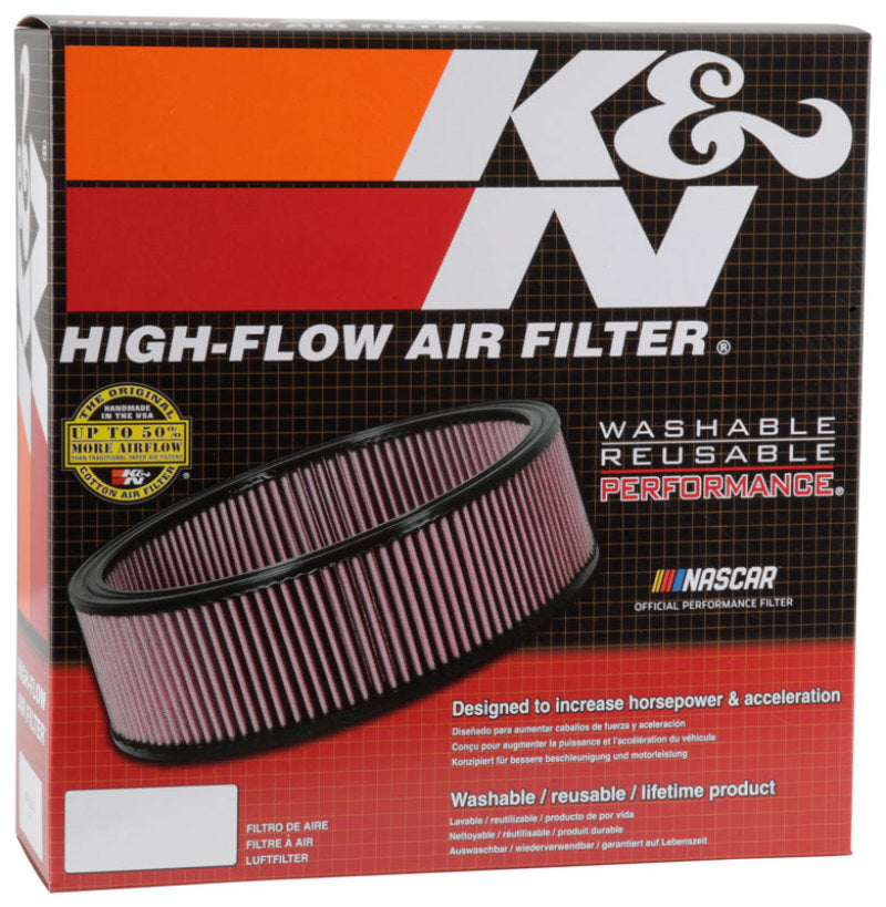 K&N Replacement Air Filter MERCEDES-BENZ 190E, 1984-89