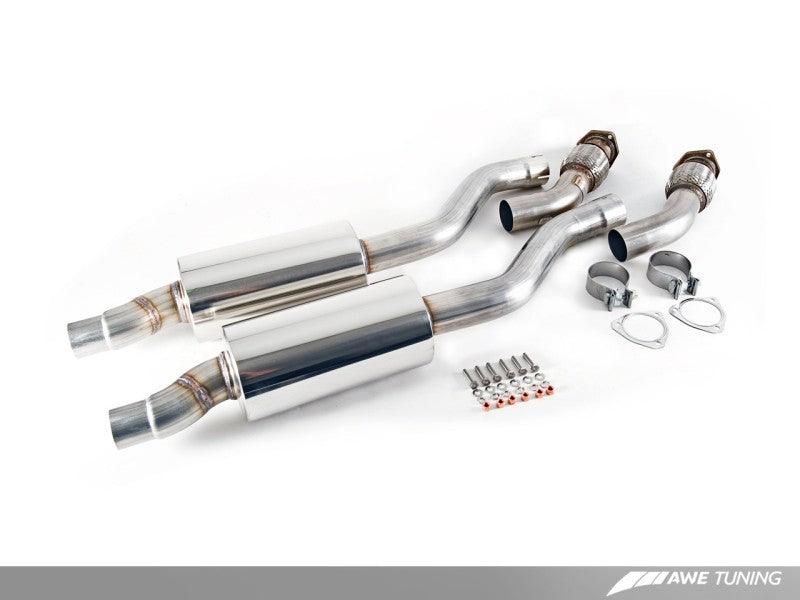 AWE Tuning Audi B8 / C7 3.0T Resonated Downpipes for S4 / S5 / A6 / A7 - Siegewerks