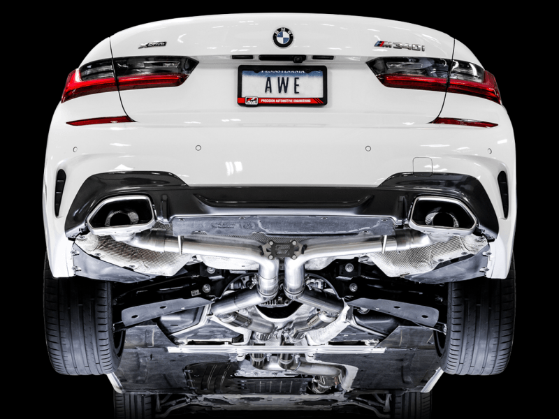 AWE Tuning 2019+ BMW M340i (G20) Track Edition Exhaust (Use OE Tips) - Siegewerks