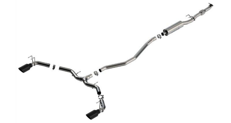 Borla 2023 Integra/22-23 Civic Si 1.5L 4 CYL. MT FWD 4DR 2.50in S-Type Catback Exhaust Black Chrome - Siegewerks