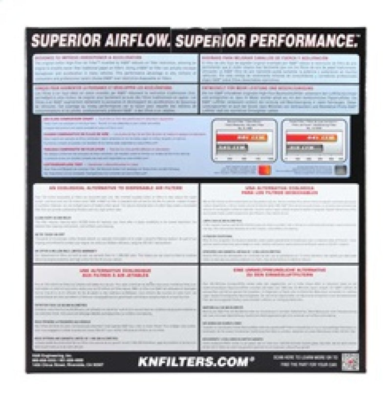 K&N Replacement Air Filter for 2015 Porsche Macan V6 3.6L