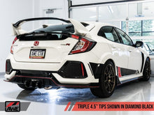 Load image into Gallery viewer, AWE Tuning 2017+ Honda Civic Type R Touring Edition Exhaust w/Front &amp; Mid Pipe - Diamond Blk Tips - Siegewerks