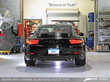 Load image into Gallery viewer, AWE Tuning Porsche 991 SwitchPath Exhaust for PSE Cars Chrome Silver Tips - Siegewerks