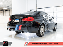 Load image into Gallery viewer, AWE Tuning BMW F3X 340i Touring Edition Axle-Back Exhaust - Diamond Black Tips (90mm) - Siegewerks
