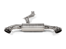 Load image into Gallery viewer, Akrapovic 2020+ Audi RS Q8 (M4) Evolution Line Cat Back (Titanium) w/Carbon Fiber/Titanium Tips - Siegewerks