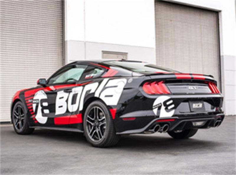 Borla 2018 Ford Mustang GT 5.0L AT/MT (w/o Valves) ATAK 3in Cat-Back Exhaust w/Polished Tips - Siegewerks