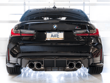 Load image into Gallery viewer, AWE Track Edition Catback Exhaust for BMW G8X M3/M4 - Chrome Silver Tips - Siegewerks