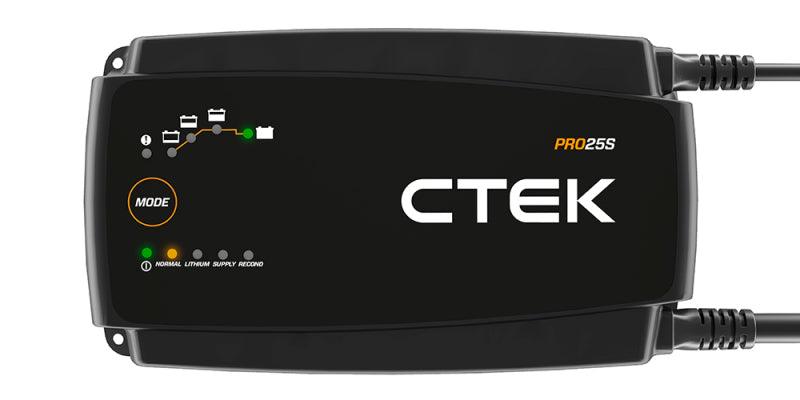 CTEK PRO25SE Battery Charger - 50-60 Hz - 12V - 19.6ft Extended Charging Cable - Siegewerks