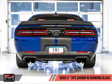 Load image into Gallery viewer, AWE Tuning 2017+ Dodge Challenger 5.7L Track Edition Exhaust - Diamond Black Quad Tips - Siegewerks