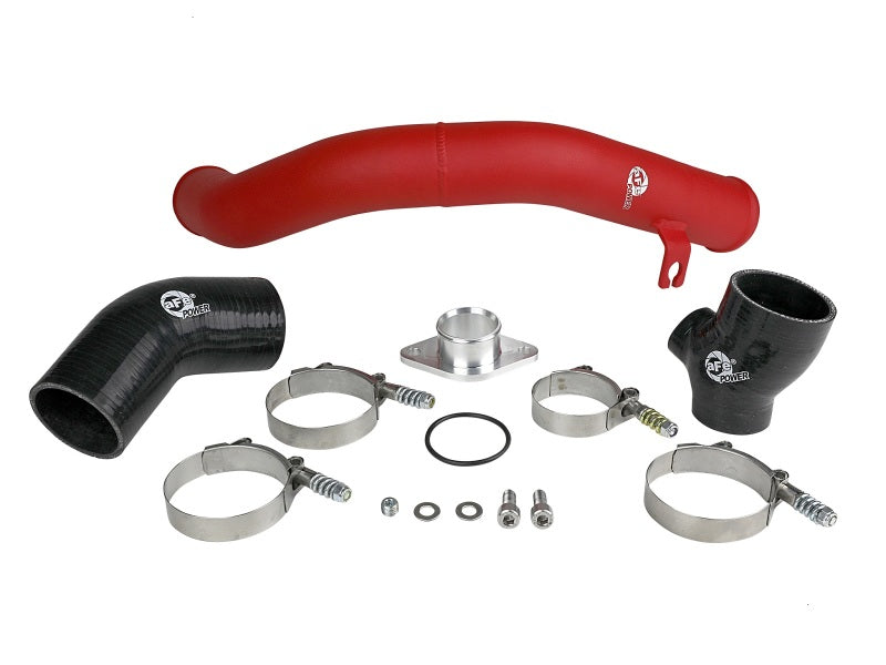 aFe BladeRunner 2.5in Aluminium Hot Side Charge Pipe 15-20 Subaru WRX 2.0T - Red
