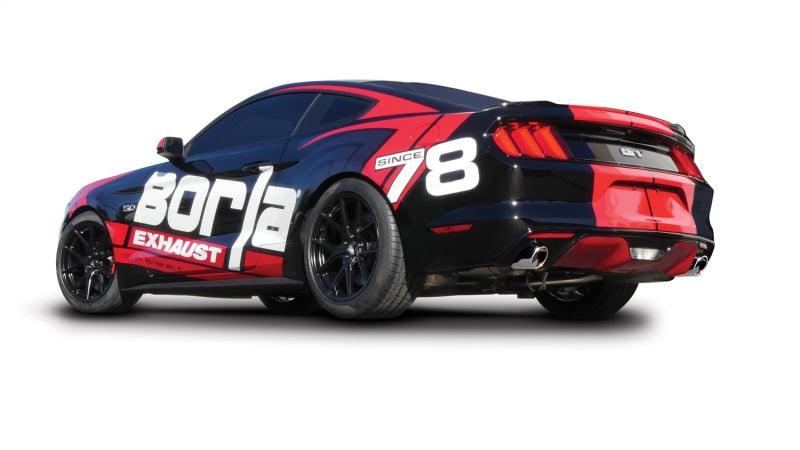 Borla Atak S Rear Section 15-17 Ford Mustang GT 5.0L V8 MT/AT 2.5in pipe 4in tip - Siegewerks