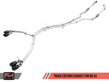 Load image into Gallery viewer, AWE Tuning Audi B9 S4 Track Edition Exhaust - Non-Resonated (Black 102mm Tips) - Siegewerks
