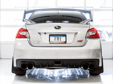 Load image into Gallery viewer, AWE Tuning Subaru STI VA / WRX GV / STI GV Sedan Touring Edition Exhaust - Diamond Black Tip (102mm) - Siegewerks