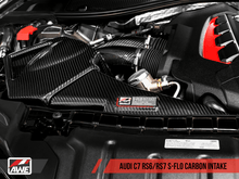 Load image into Gallery viewer, AWE Tuning Audi C7 RS6 / RS7 4.0T S-FLO Carbon Intake V2 - Siegewerks