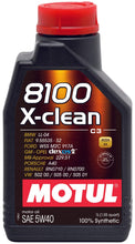 Load image into Gallery viewer, Motul 1L Synthetic Engine Oil 8100 5W40 X-CLEAN C3 -505 01-502 00-505 00-LL04 - Siegewerks