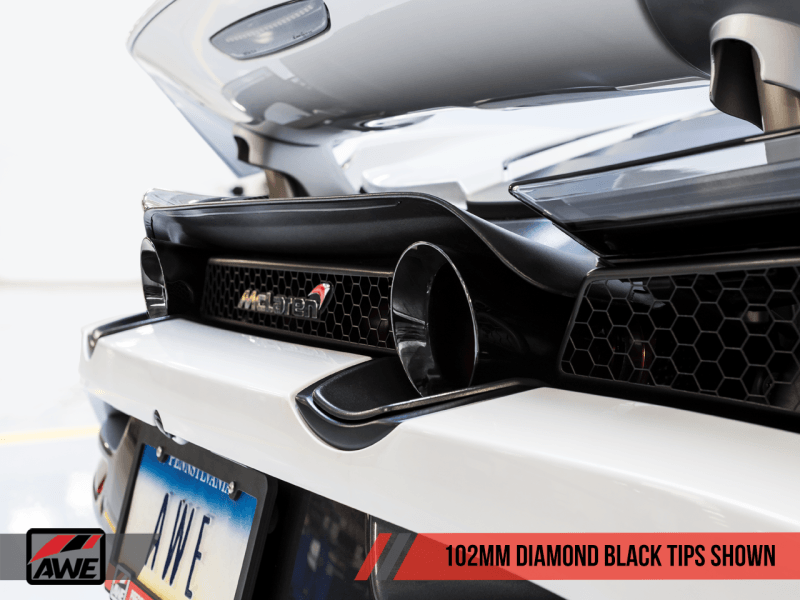 AWE Tuning McLaren 720S Performance Exhaust - Diamond Black Tips - Siegewerks