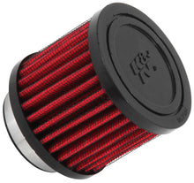 Load image into Gallery viewer, K&amp;N 1.75 inch Vent 3 inch D 2.5 inch H Air Filter - Rubber Top