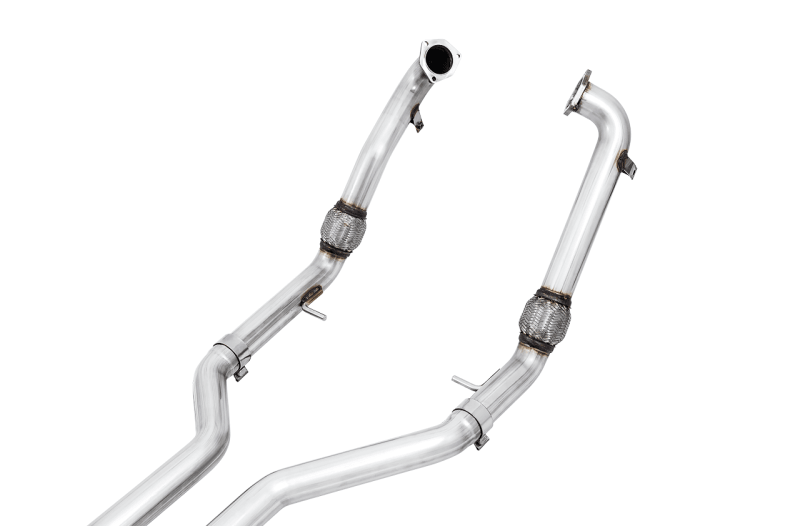 AWE Tuning Audi B9 S4 Track Edition Exhaust - Non-Resonated (Black 102mm Tips) - Siegewerks