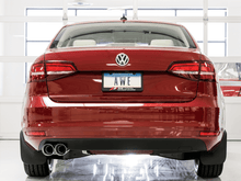 Load image into Gallery viewer, AWE Tuning 09-14 Volkswagen Jetta Mk6 1.4T Track Edition Exhaust - Chrome Silver Tips - Siegewerks