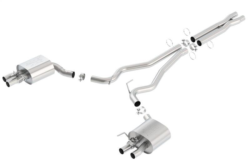 Borla 15-16 Ford Mustang Shelby GT350 5.2L ATAK Cat Back Exhaust (Uses Factory Valence) - Siegewerks