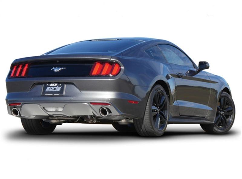 Borla S Type Cat Back 15-17 Ford Mustang 2.3L EcoBoost MT/AT 2.25in pipe 4in tip - Siegewerks