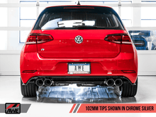Load image into Gallery viewer, AWE Tuning Volkswagen Golf R MK7.5 SwitchPath Exhaust w/Chrome Silver Tips 102mm - Siegewerks