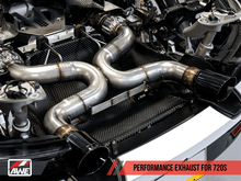Load image into Gallery viewer, AWE Tuning McLaren 720S Performance Exhaust - Diamond Black Tips - Siegewerks