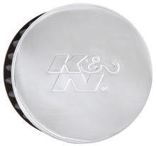 Load image into Gallery viewer, K&amp;N 1.5in Flange ID x 3in OD x 2.5in H Chrome Finish Rubber Base Crankcase Vent Filter